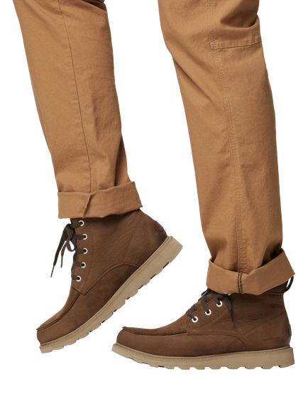 SOREL Madson Lace Up Leather Ankle Boots, Tobacco - view 2, Tobacco