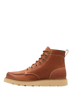 SOREL Slabtown 62 Leather Moc Waterproof Boots, Ceramic Brown - view 2, Ceramic Brown