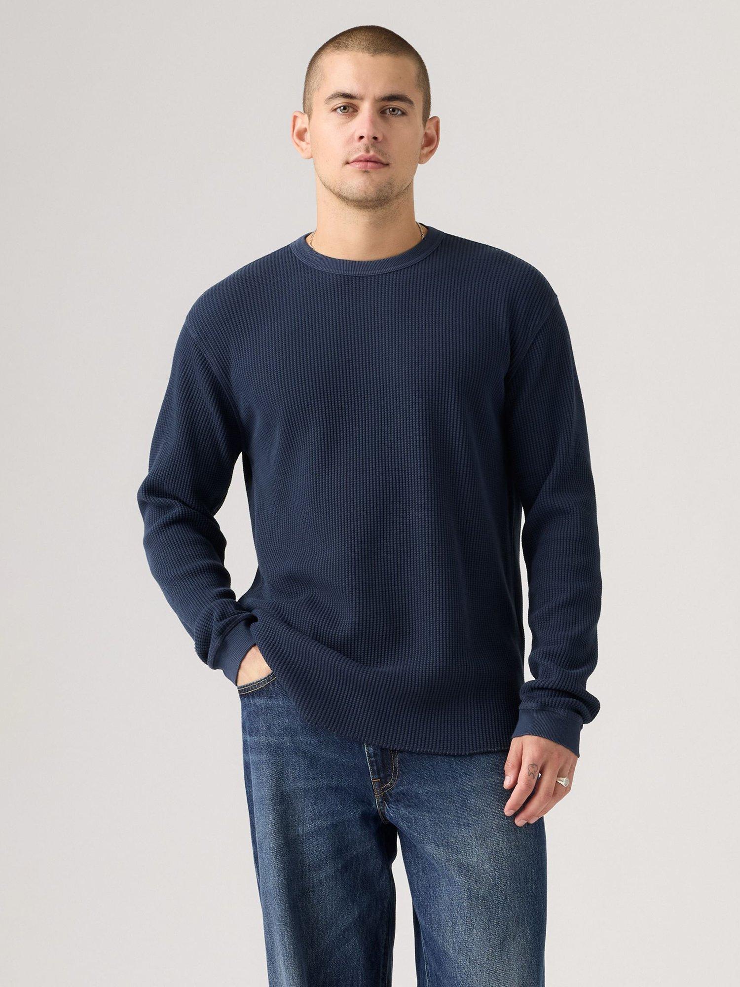 Levi's Cotton Long Sleeve Crew Neck T-Shirt