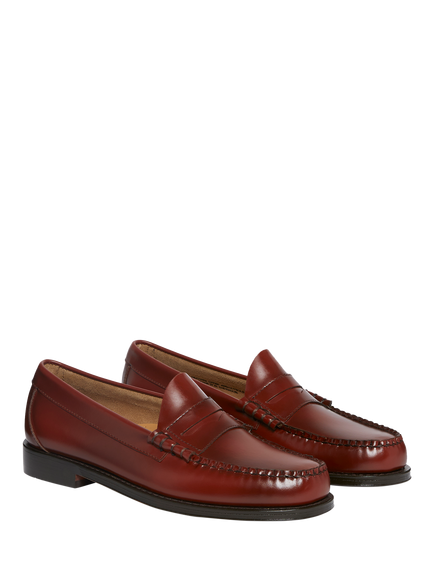 G.H.BASS Larson Leather Penny Loafers - view 2, Smoke Paprika