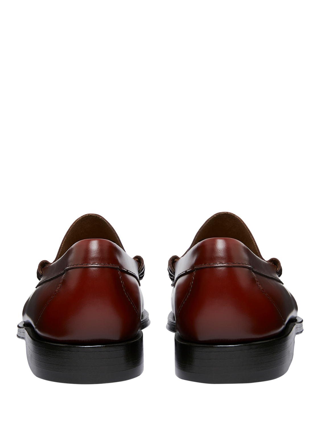 Product image 3 of 6, which shows G.H.BASS Larson Leather Penny Loafers, Smoke Paprika, 7