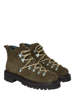 G.H.BASS Mason Alpine Leather Military Boots - view 2, Combat Suede
