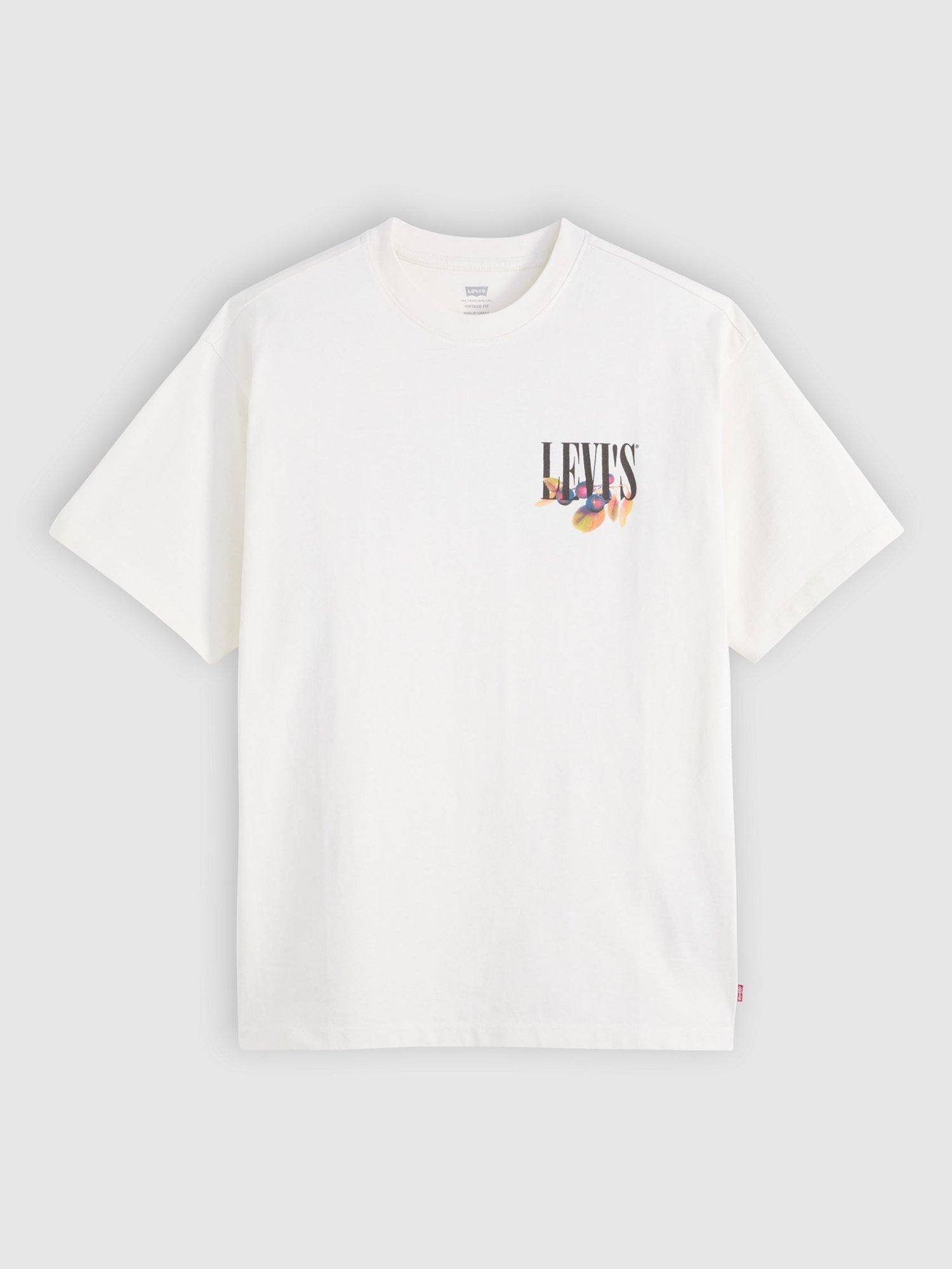 Product image 3 of 4, which shows Levi's Fruit Graphic Vintage Fit T-Shirt, White Fruit, S
