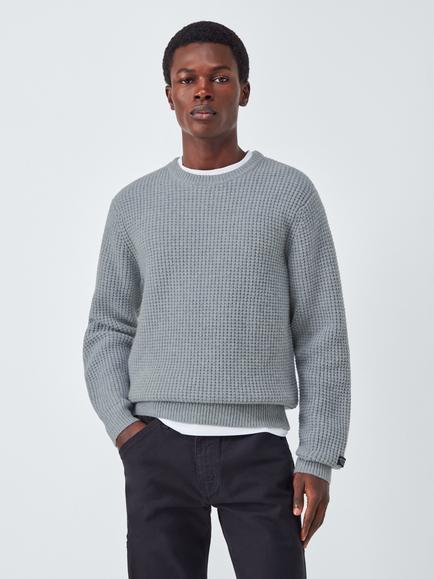 Levi's Presidio Wool Blend Jumper, Mid Tone Grey
