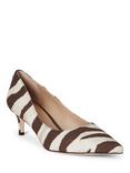 Lauren Ralph Lauren Adrienne Zebra Print Kitten Heels