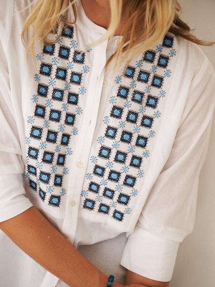 NRBY X BOYD Lisbon Cotton Shirt - view 2, White