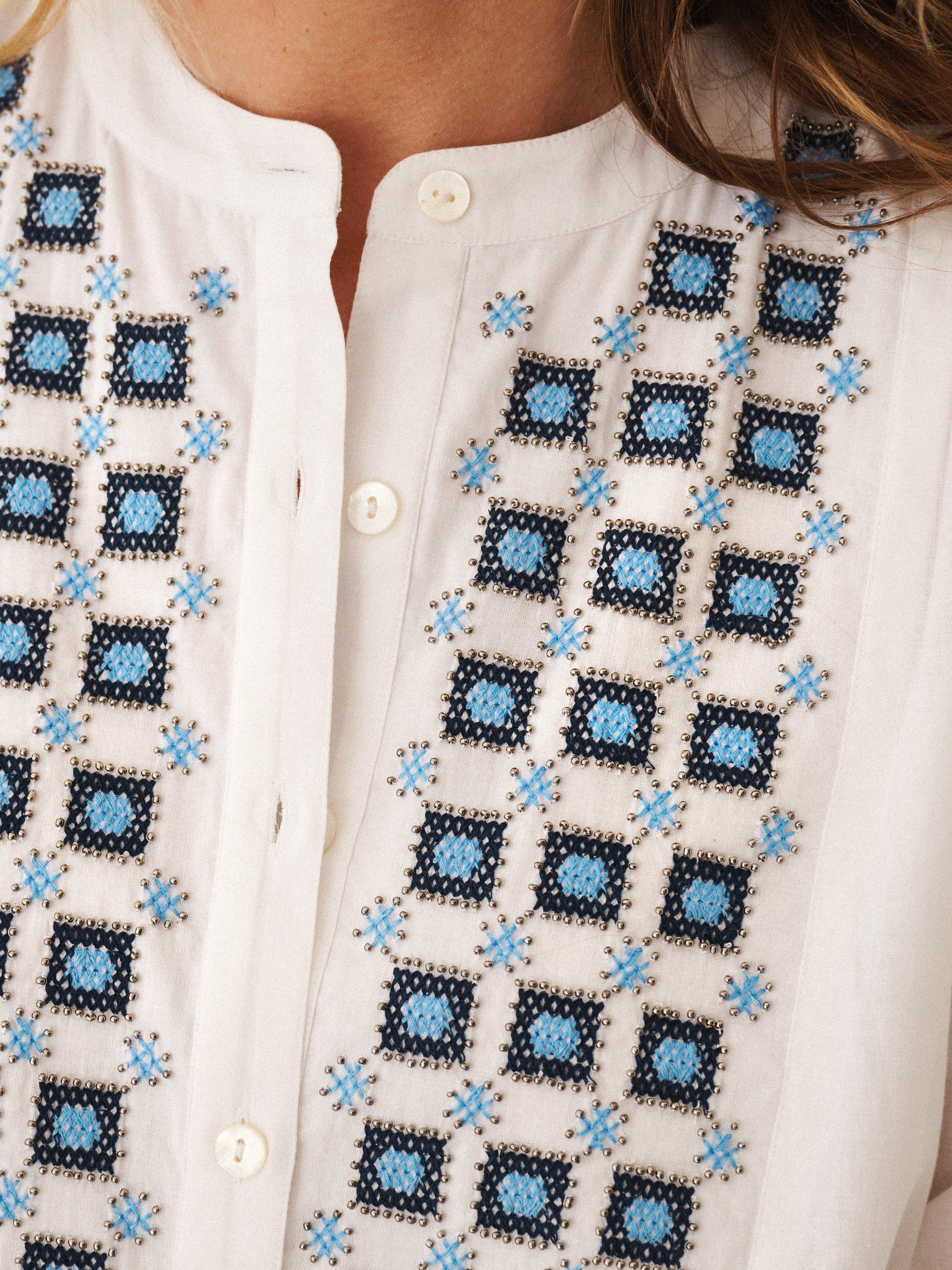 Product image 5 of 6, which shows NRBY X BOYD Lisbon Cotton Shirt, White, XS