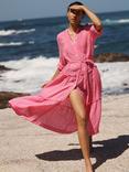 NRBY X BOYD Braga Linen Tiered Midi Dress