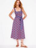 Boden Square Neck Floral Midi Dress