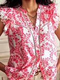 Boden Sleeveless Cotton Double Cloth Top