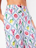 Boden Westbourne Linen Wide Leg Trousers