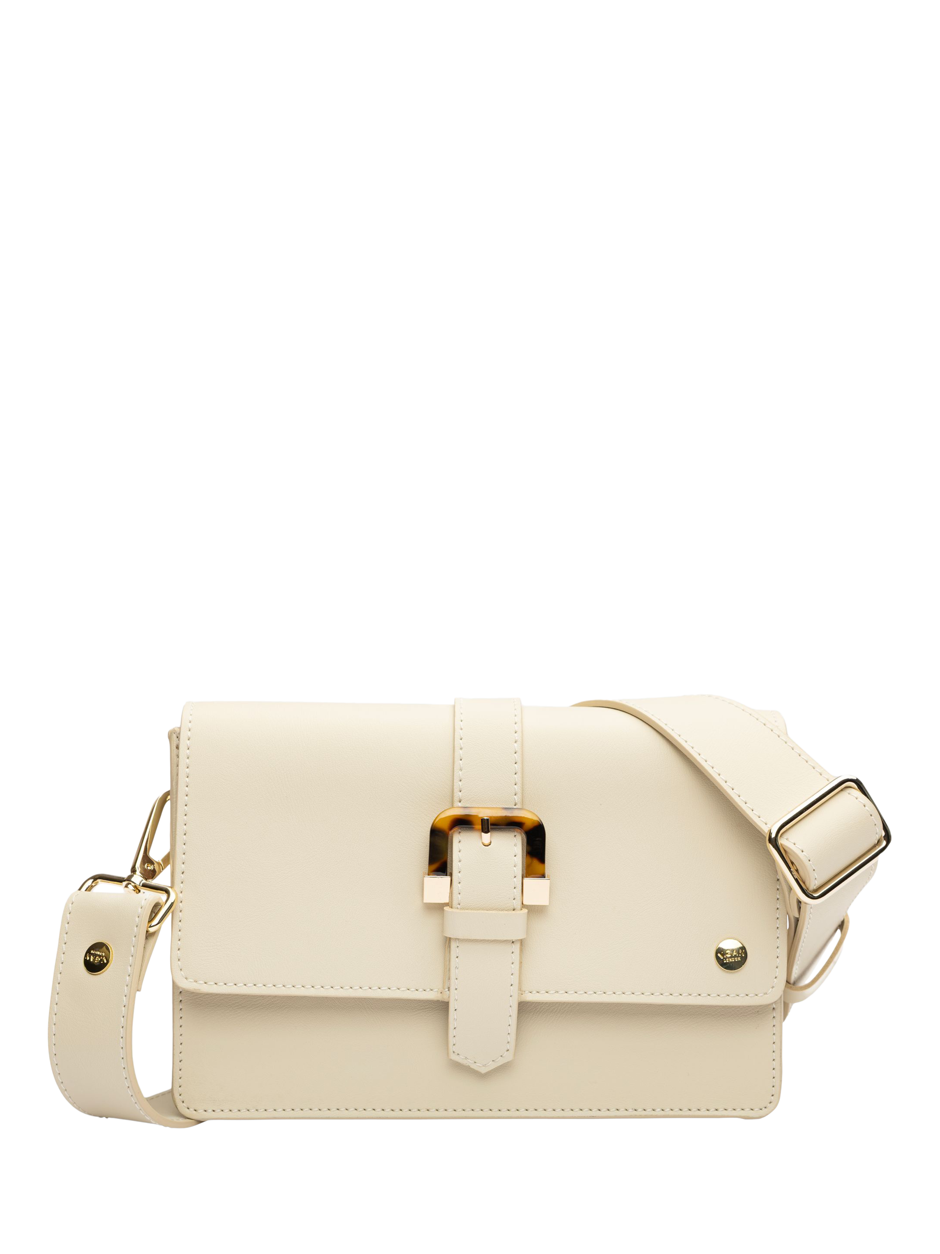 Product image 1 of 9, which shows V.GAN Vegan Coco Crossbody Bag, Cream, One Size