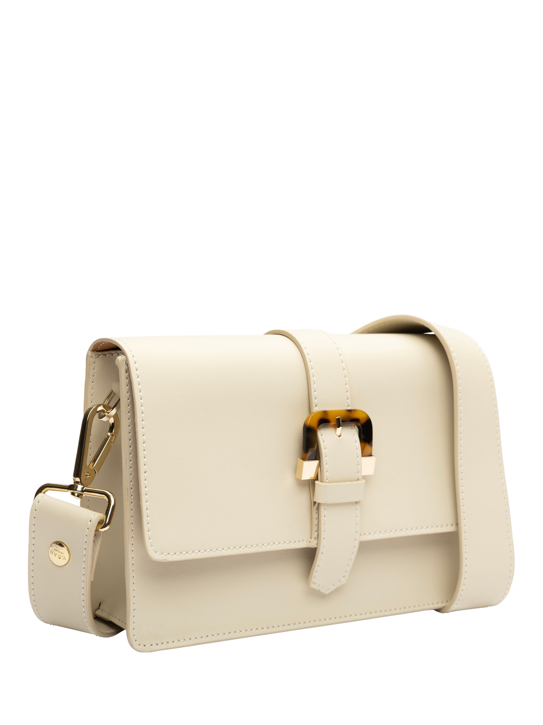 Product image 2 of 9, which shows V.GAN Vegan Coco Crossbody Bag, Cream, One Size