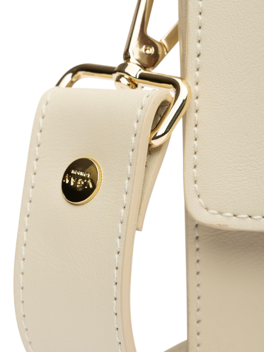 Product image 4 of 9, which shows V.GAN Vegan Coco Crossbody Bag, Cream, One Size