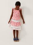 Monsoon Kids' Cotton Floral Print Skirt