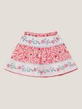 Monsoon Kids' Cotton Floral Print Skirt
