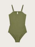 Monsoon Kids' Textured Swimsuit, Khaki