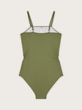 Monsoon Kids' Textured Swimsuit, Khaki