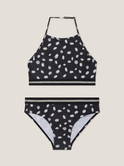 Monsoon Kids' Daisy Bikini, Black, Black