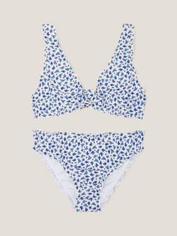Monsoon Kids' Ditsy Bikini, Ivory, Ivory