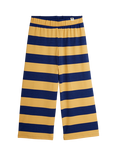 Mini Rodini Kids' Block Stripe Trousers, Beige
