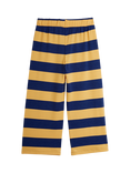 Mini Rodini Kids' Block Stripe Trousers, Beige