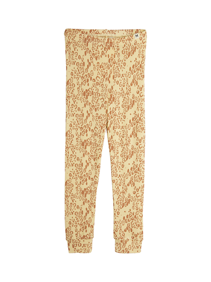 Mini Rodini Kids' Leopard Print Leggings, Leopard Print - view 2, Leopard Print