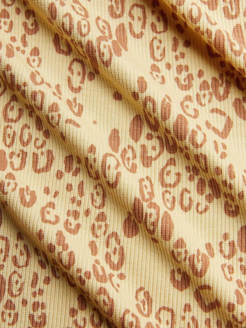 Product image 3 of 3, which shows Mini Rodini Kids' Leopard Print Leggings, Leopard Print, 1-4 months