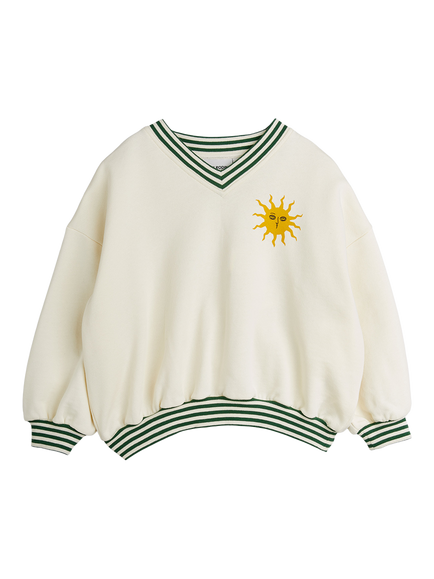 Mini Rodini Kids' Sun Motif Sweatshirt, Off White, Off White
