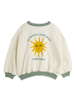 Mini Rodini Kids' Sun Motif Sweatshirt, Off White - view 2, Off White