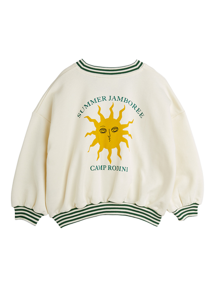 Mini Rodini Kids' Sun Motif Sweatshirt, Off White - view 2, Off White
