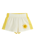 Mini Rodini Kids' Sun Motif Shorts, Off White