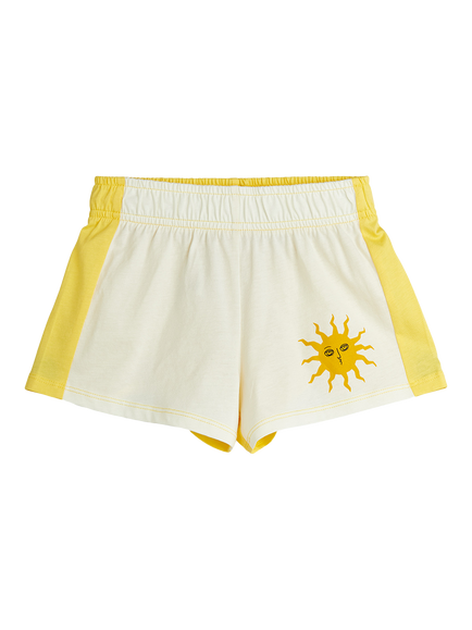 Mini Rodini Kids' Sun Motif Shorts, Off White, Off White