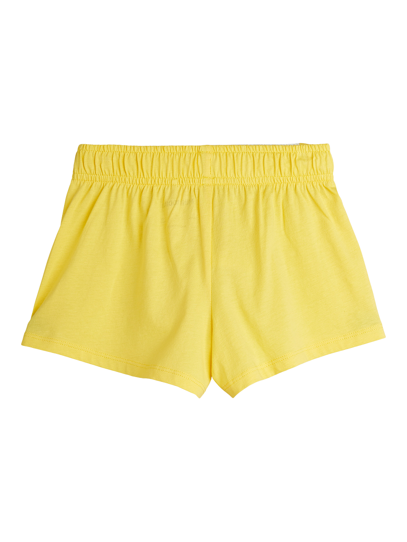 Product image 2 of 4, which shows Mini Rodini Kids' Sun Motif Shorts, Off White, 18-36 months