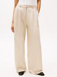 Tommy Hilfiger Relaxed Wide Leg Trousers, Beige