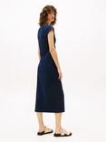 Tommy Hilfiger Boat Neck Midi Dress, Dark Navy