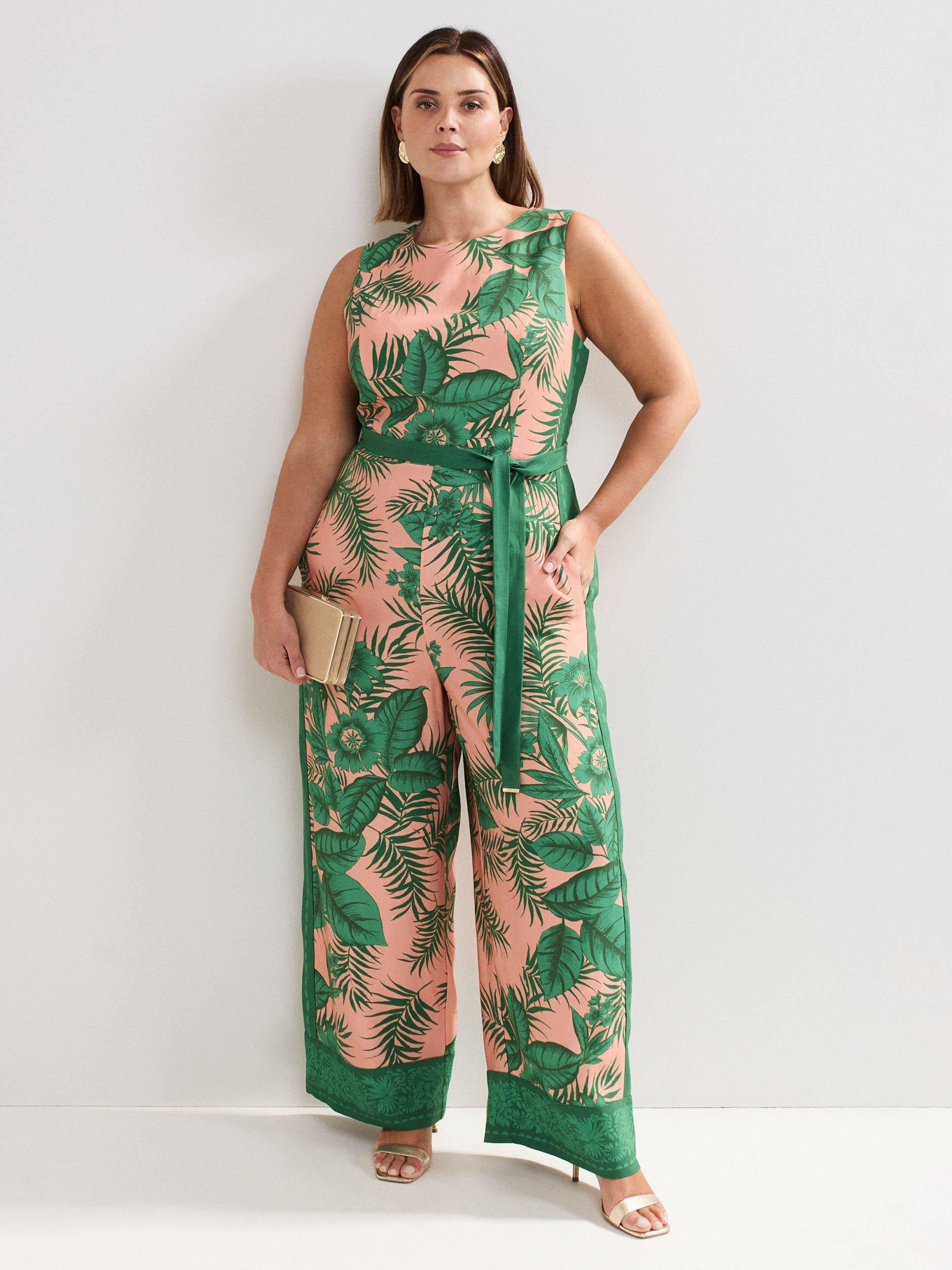 Product image 11 of 11, which shows Phase Eight Cyra Jumpsuit, Coral, 12