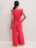 Phase Eight Petite Ayla Ruffle Jumpsuit, Pink