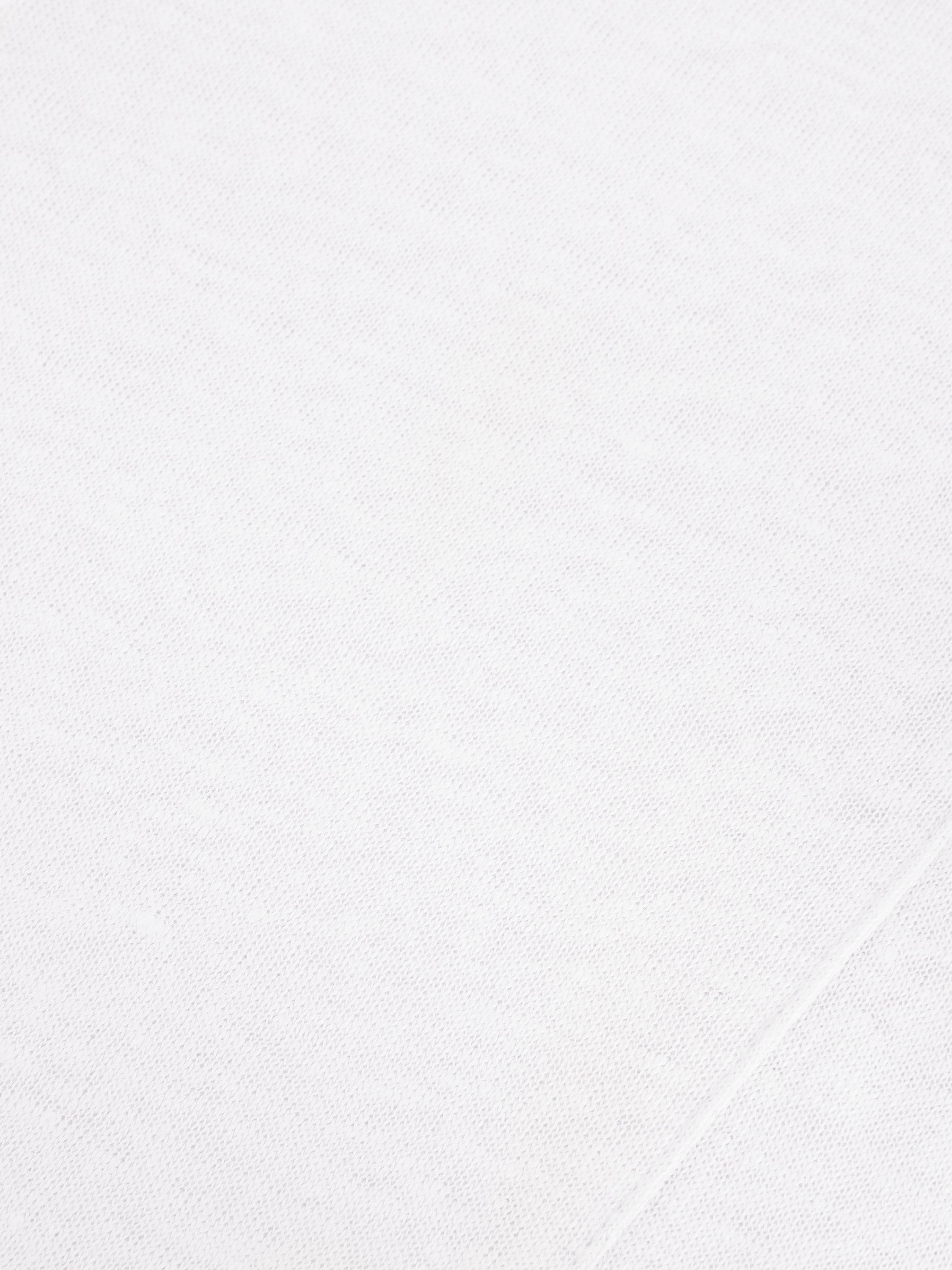 Product image 6 of 11, which shows Phase Eight Arabel Linen T-Shirt, White, 8