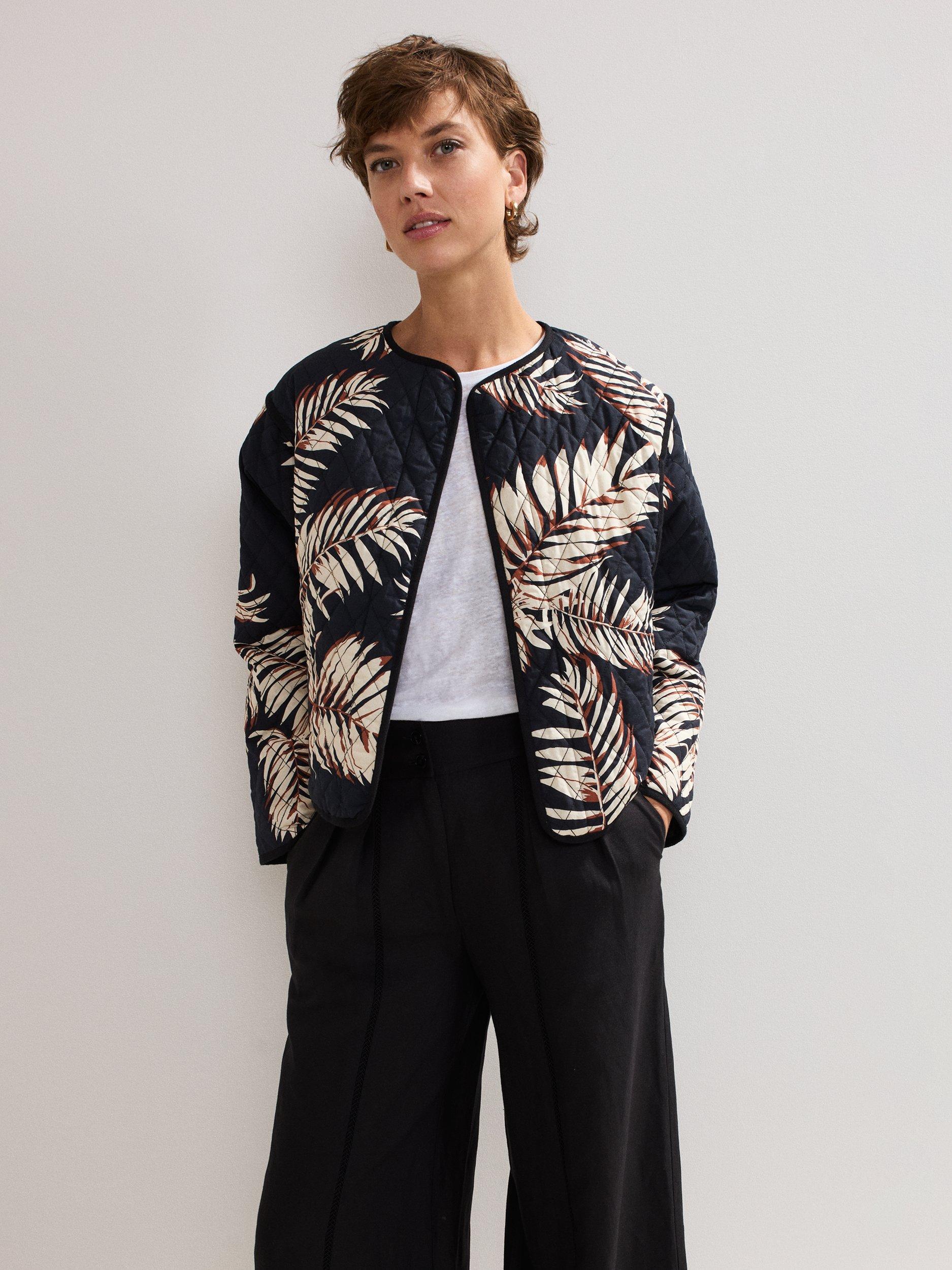 Product image 8 of 11, which shows Phase Eight Arabel Linen T-Shirt, White, 8