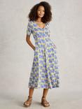 White Stuff Megan Dress, Blue/Multi