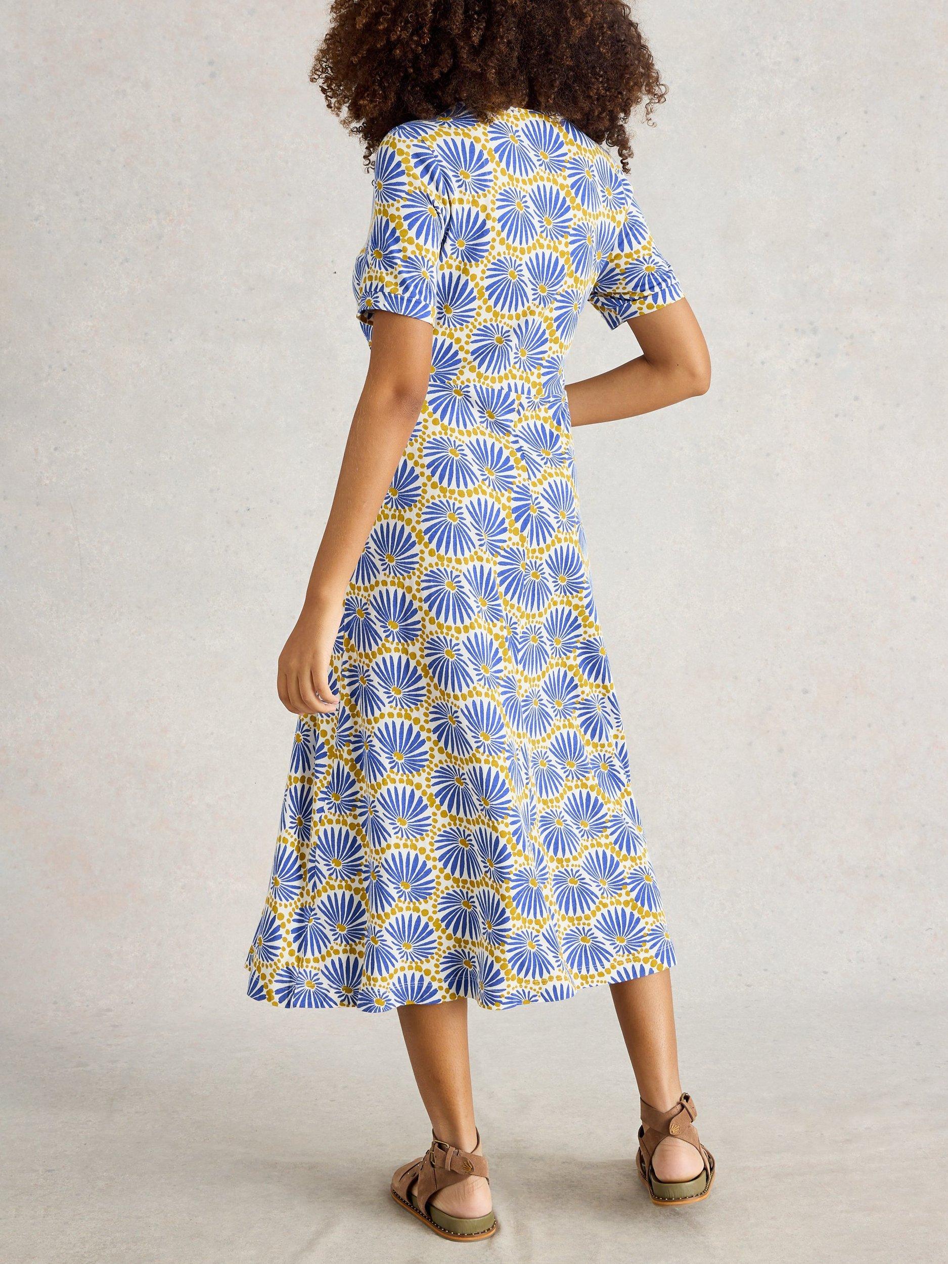 Product image 2 of 6, which shows White Stuff Megan Dress, Blue/Multi, 20