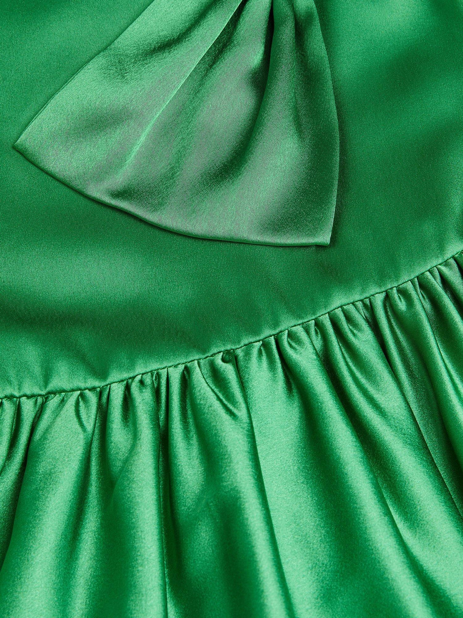 Product image 4 of 4, which shows Monsoon Kids' Freya Party Dress, Green, 3 years