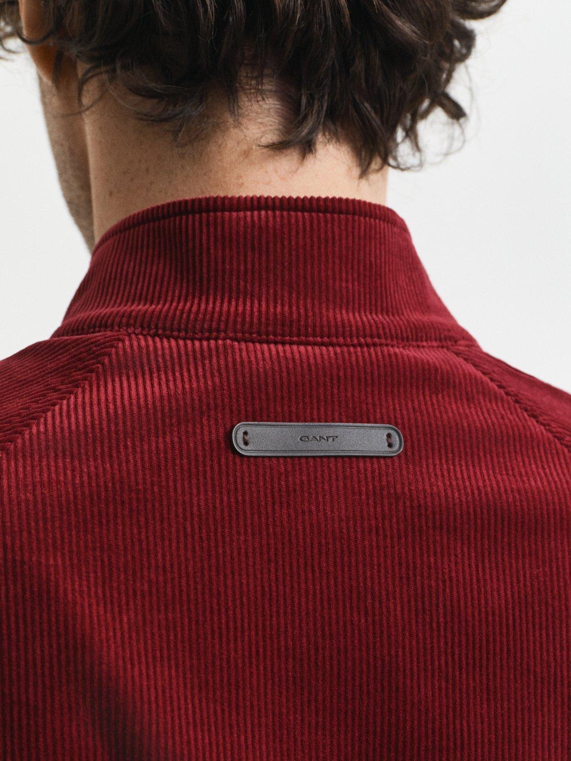 Product image 5 of 7, which shows GANT Corduroy Harrington Jacket, Plumped Red, L