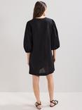Phase Eight Bettie Embroidered Mini Dress, Black/Multi