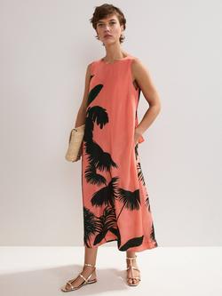 Phase Eight Leila Midi Dress, Coral
