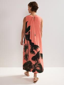 Phase Eight Leila Midi Dress - view 2, Coral