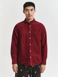 GANT Cotton Regular Fit Corduroy Shirt, Plumped Red