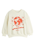 Mini Rodini Kids' Mini Rodini Society Sweatshirt, Off White