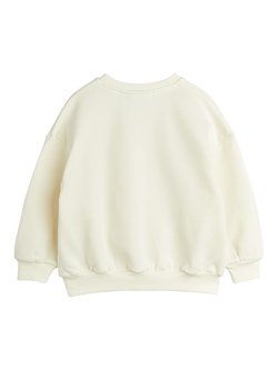 Mini Rodini Kids' Mini Rodini Society Sweatshirt, Off White - view 2, Off White